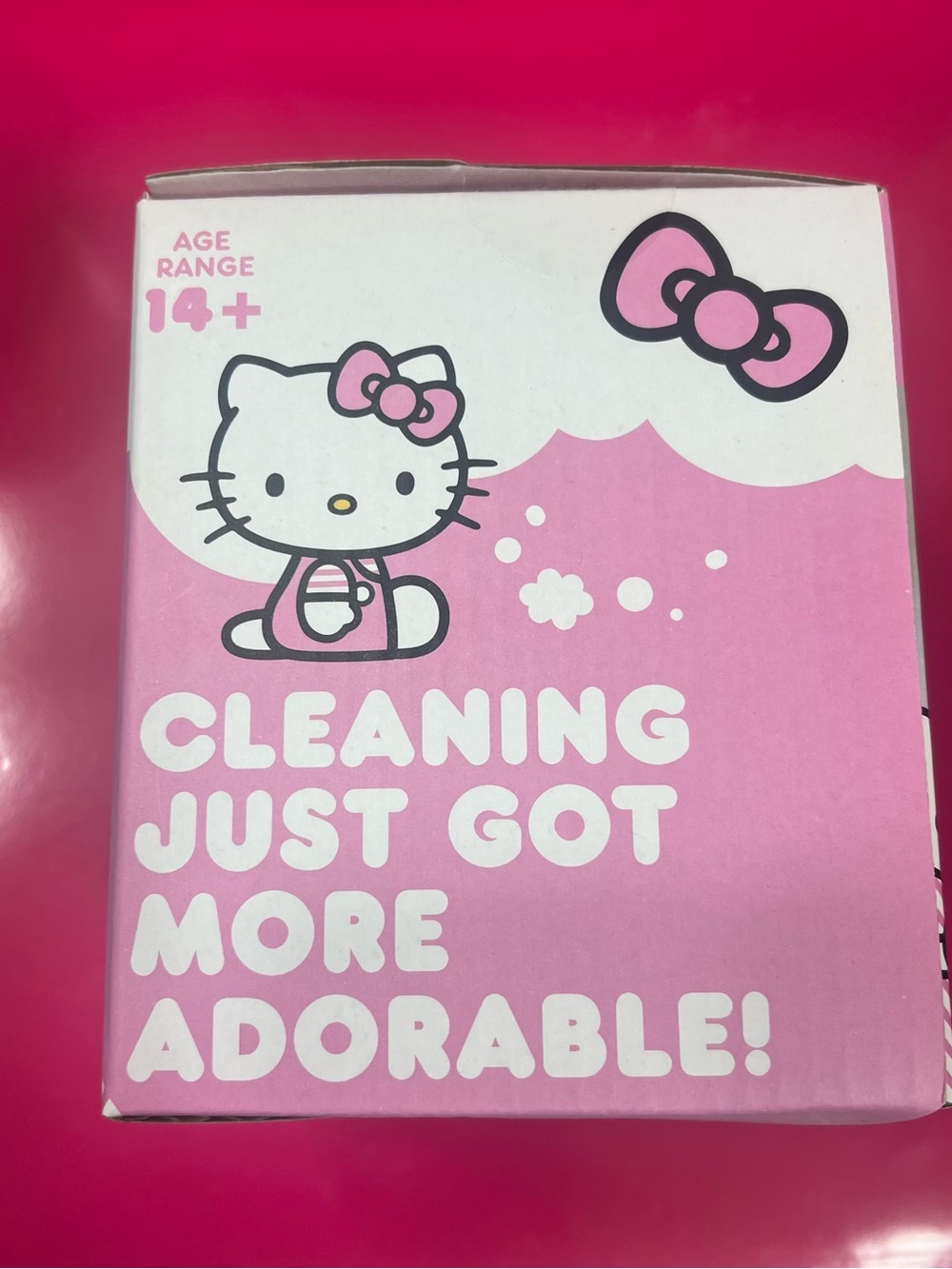 Hello Kitty Pink and White Mini Desktop Vacuum - Picture 4 of 4
